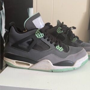 Jordan retro 4 green glow 2013
